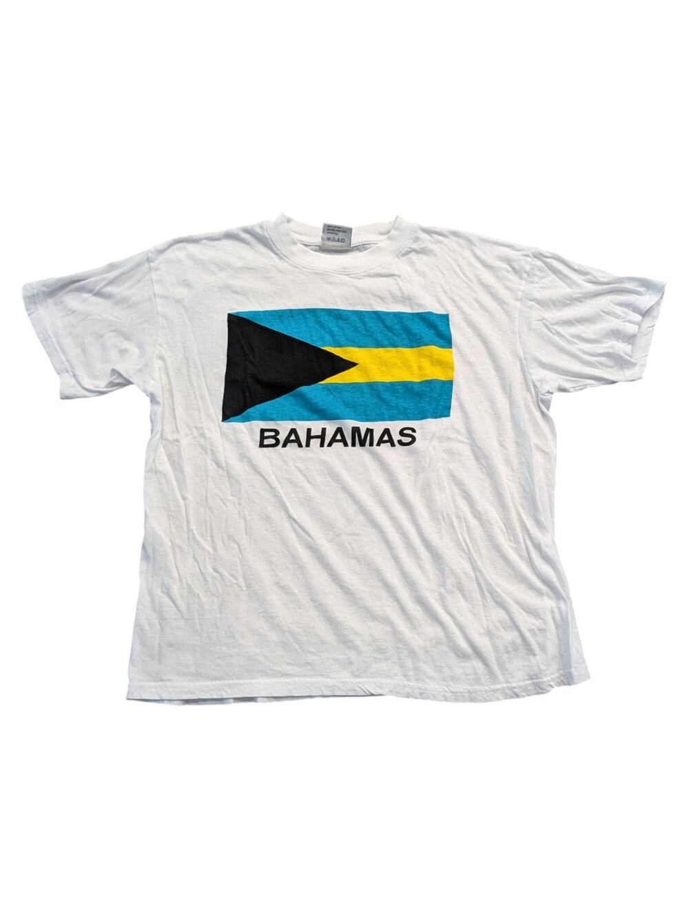 90s Bahamas Flag Short Sleeve T Shirt